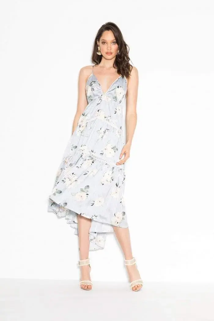 Sheike Stevie Stripe Dress Print Size 6 - Image 4