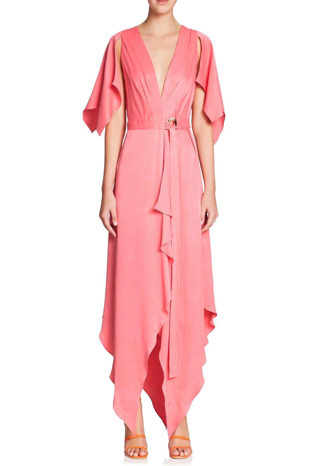 Manning Cartell tickled pink charmeuse dress for rent on The Volte - main image