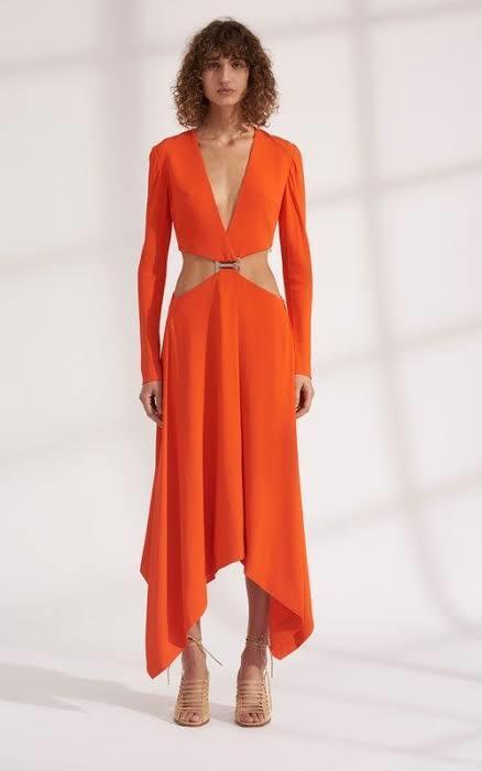 Dion Lee Red Modular E-Hook Dress - Image 2