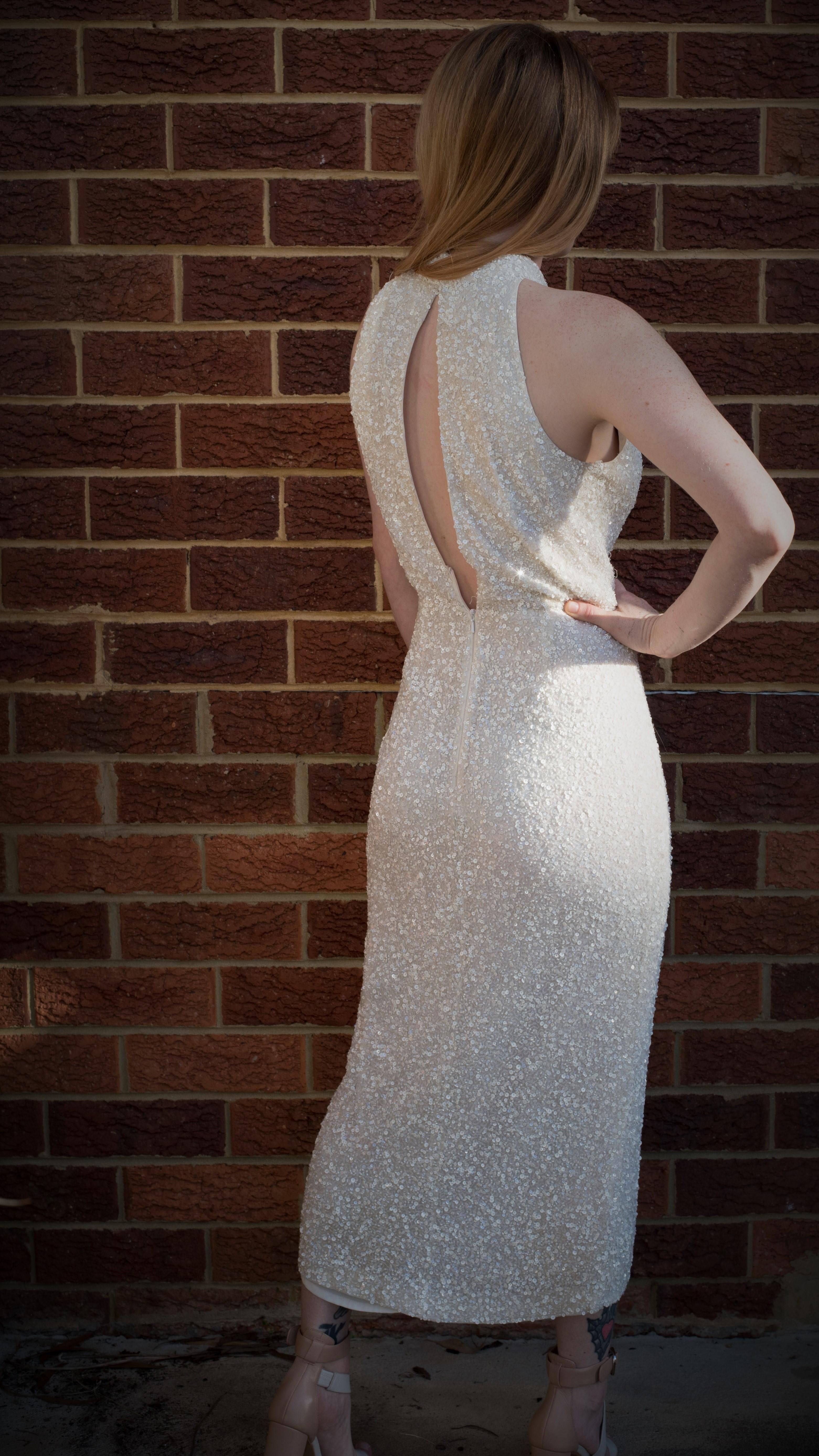 Rachel Gilbert Zali Dress White Size AU 6  - Image 2