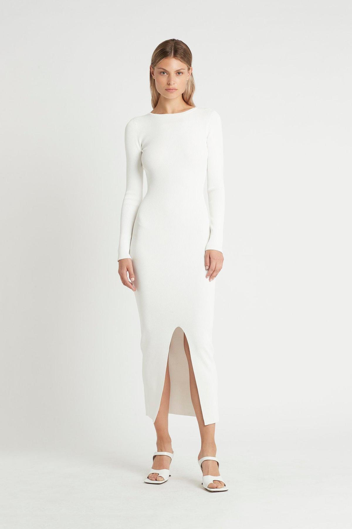 Sir The Label Celle Reversible Dress Midi White | AU 8 - Image 4