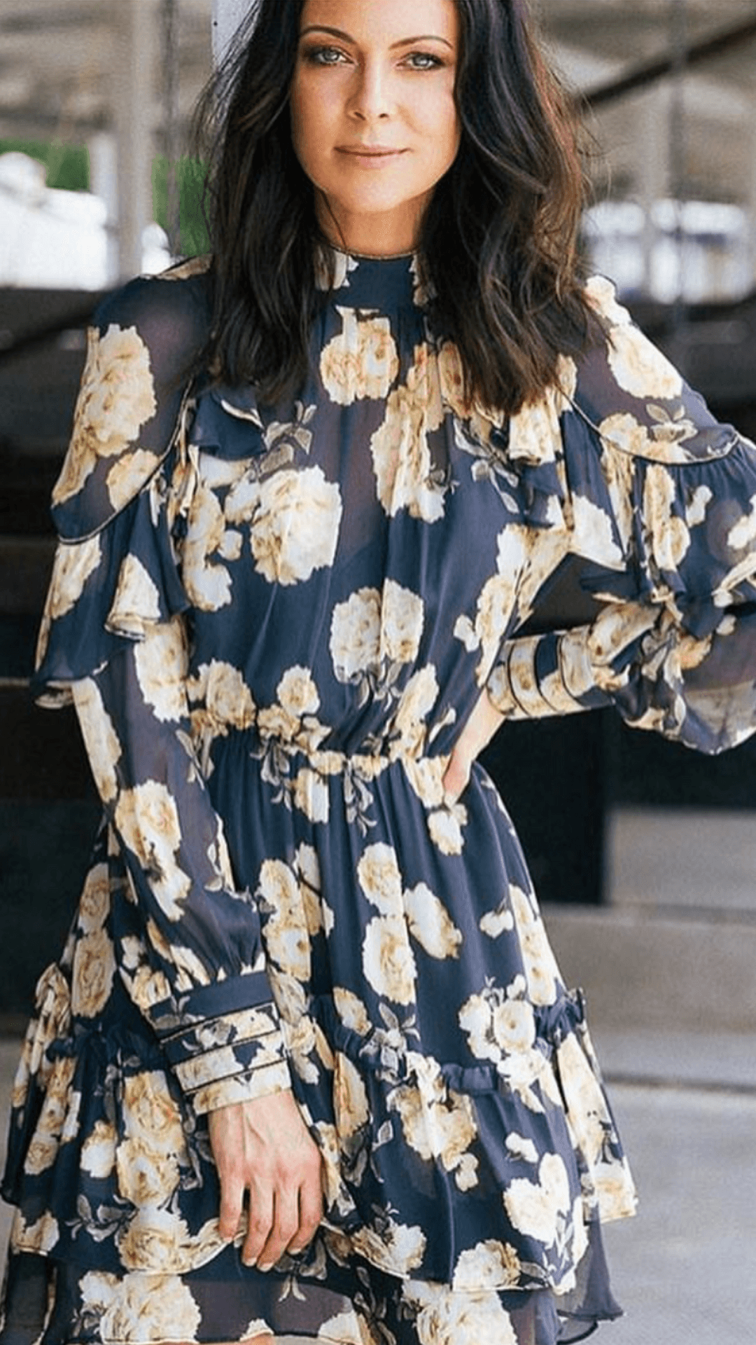 Talulah In The Mix Mini Dress Navy Size AU 6 for rent on The Volte - main image