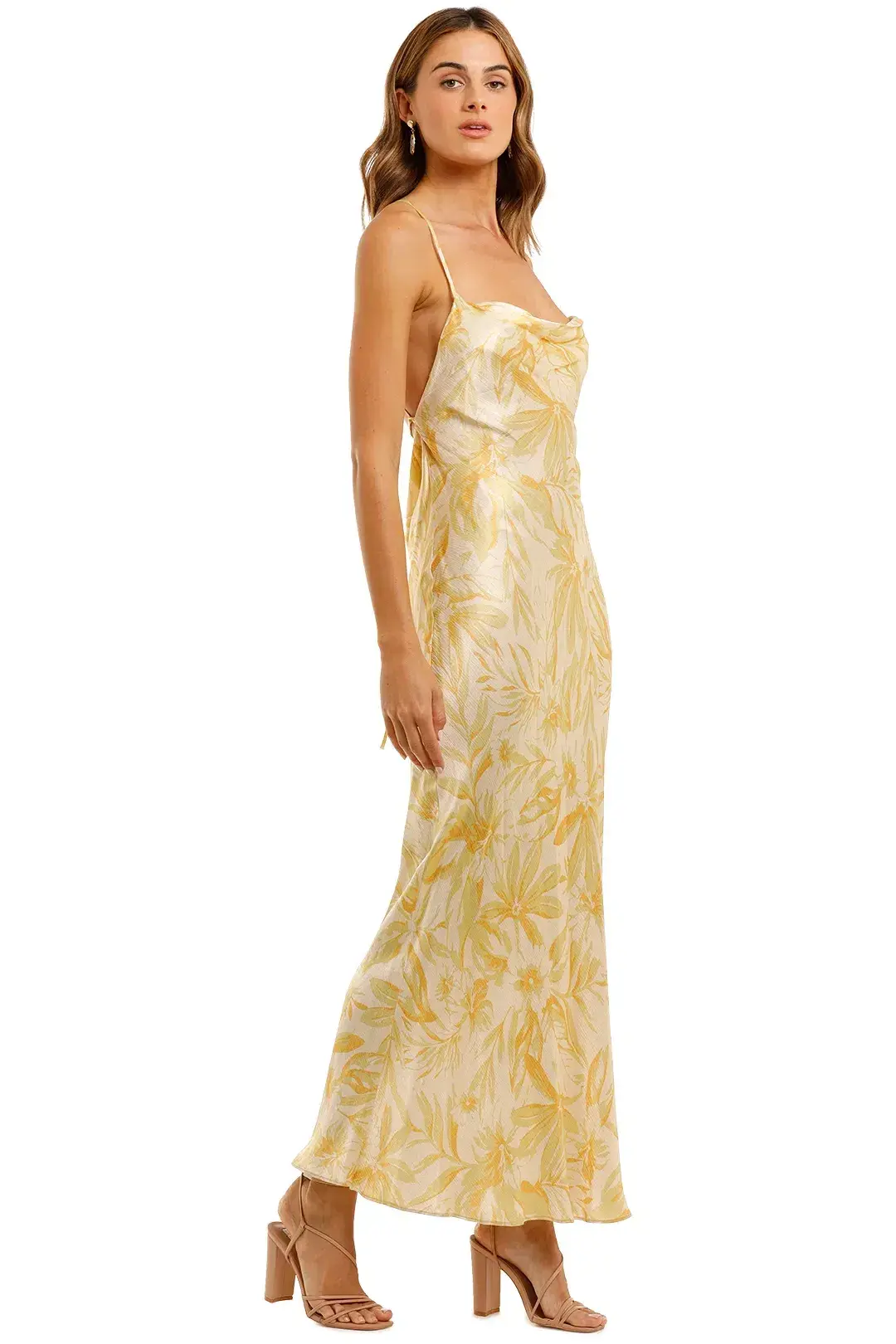 Bec & Bridge Tropical Punch Dress Yellow Size 6 - Image 2
