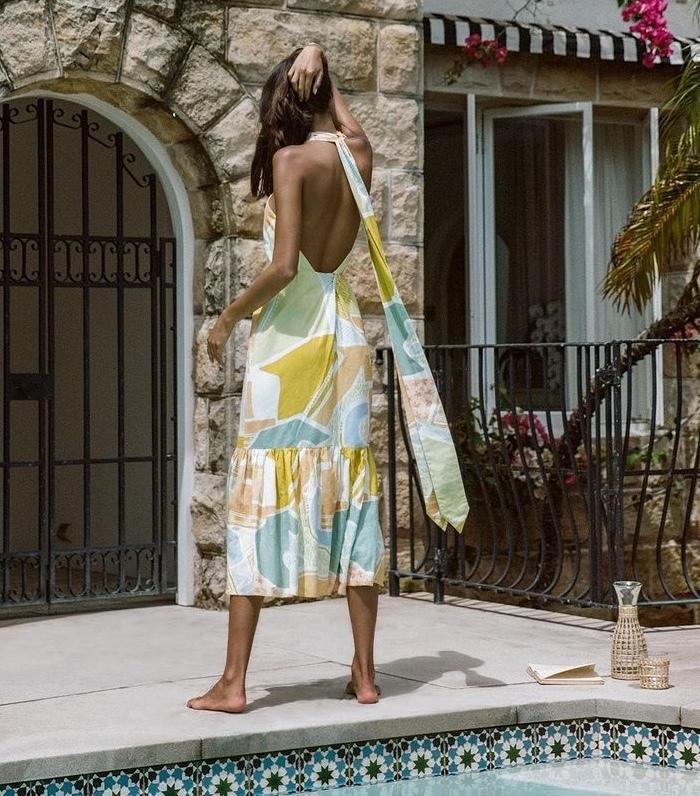 Steele Sia Midi Dress in Cabana Size XS / AU 6 - Image 6