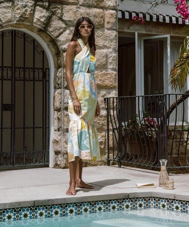Steele Sia Midi Dress in Cabana Size XS / AU 6 - Image 7