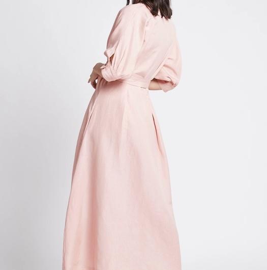 Aje Ennoble Midi Dress Pink Size 6 - Image 3