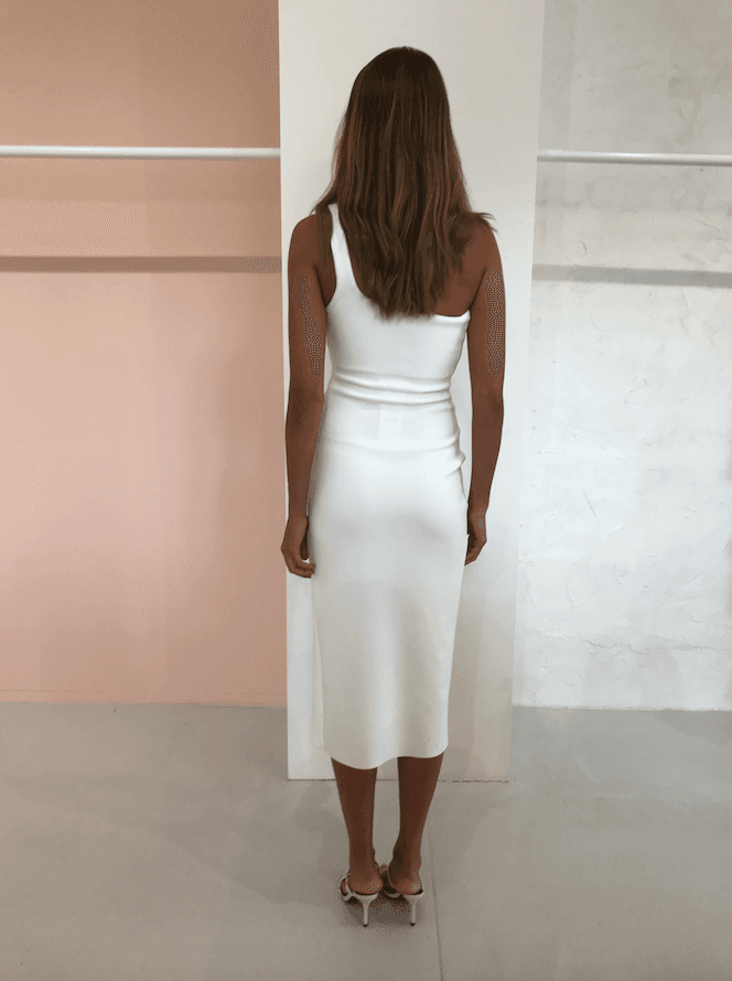 Bec & Bridge Ariel Midi Dress White Size 6 - Image 2