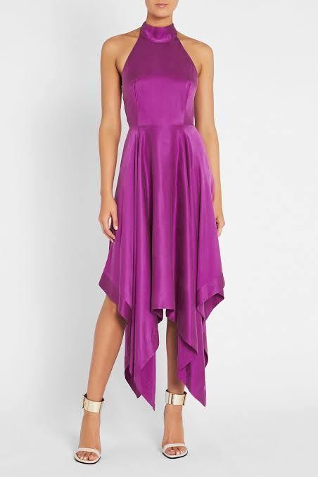 Sass & Bide Cocktails At Sunset Dress Purple Size 6 - Image 1