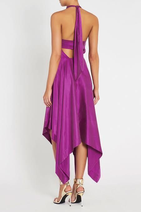 Sass & Bide Cocktails At Sunset Dress Purple Size 6 for rent on The Volte - main image