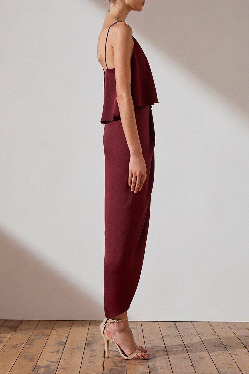 Luxe Cocktail Frill Dress Garnett - Image 3