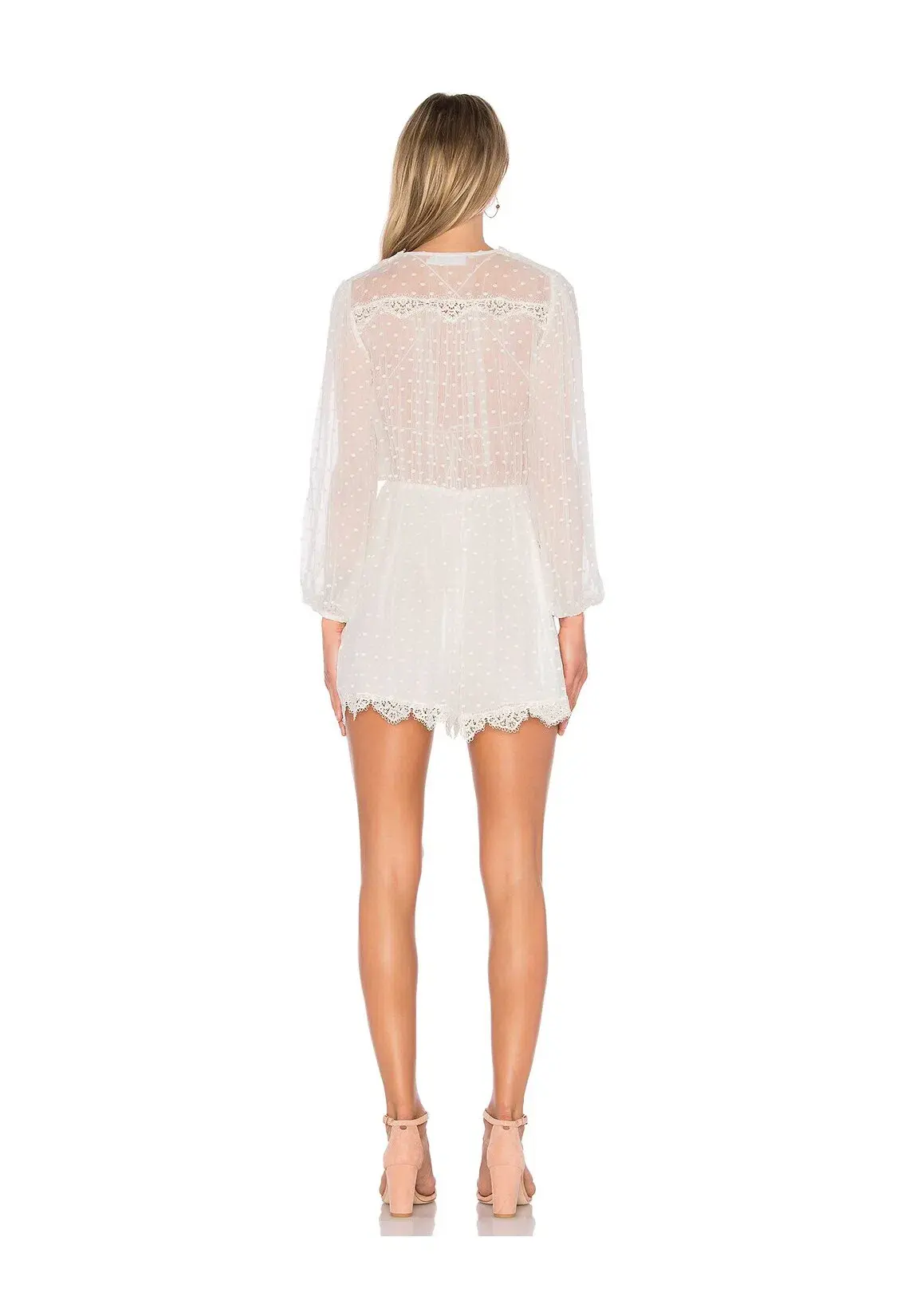 Zimmermann Oleander Lattice Playsuit White Size 2 / AU 12 - Image 3