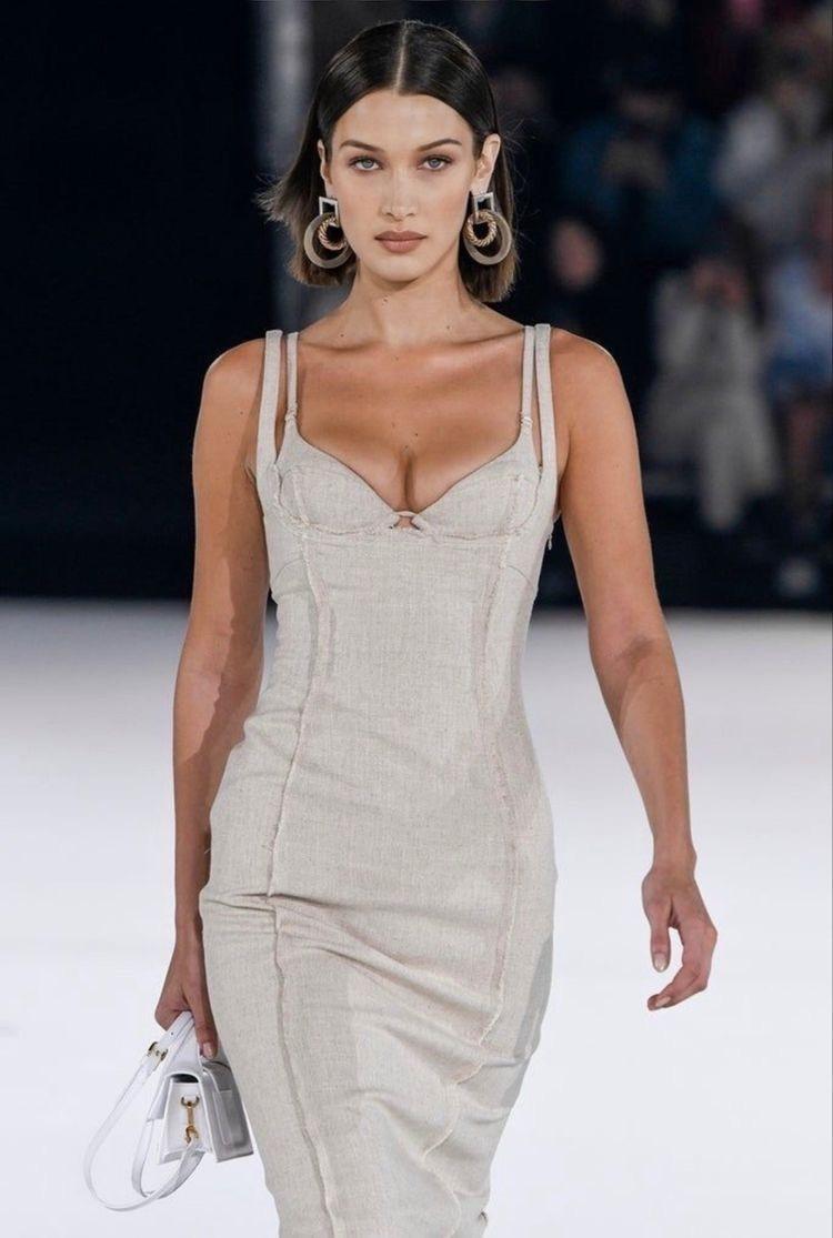 Jacquemus Valerie Dress Beige Size 10 - Image 2