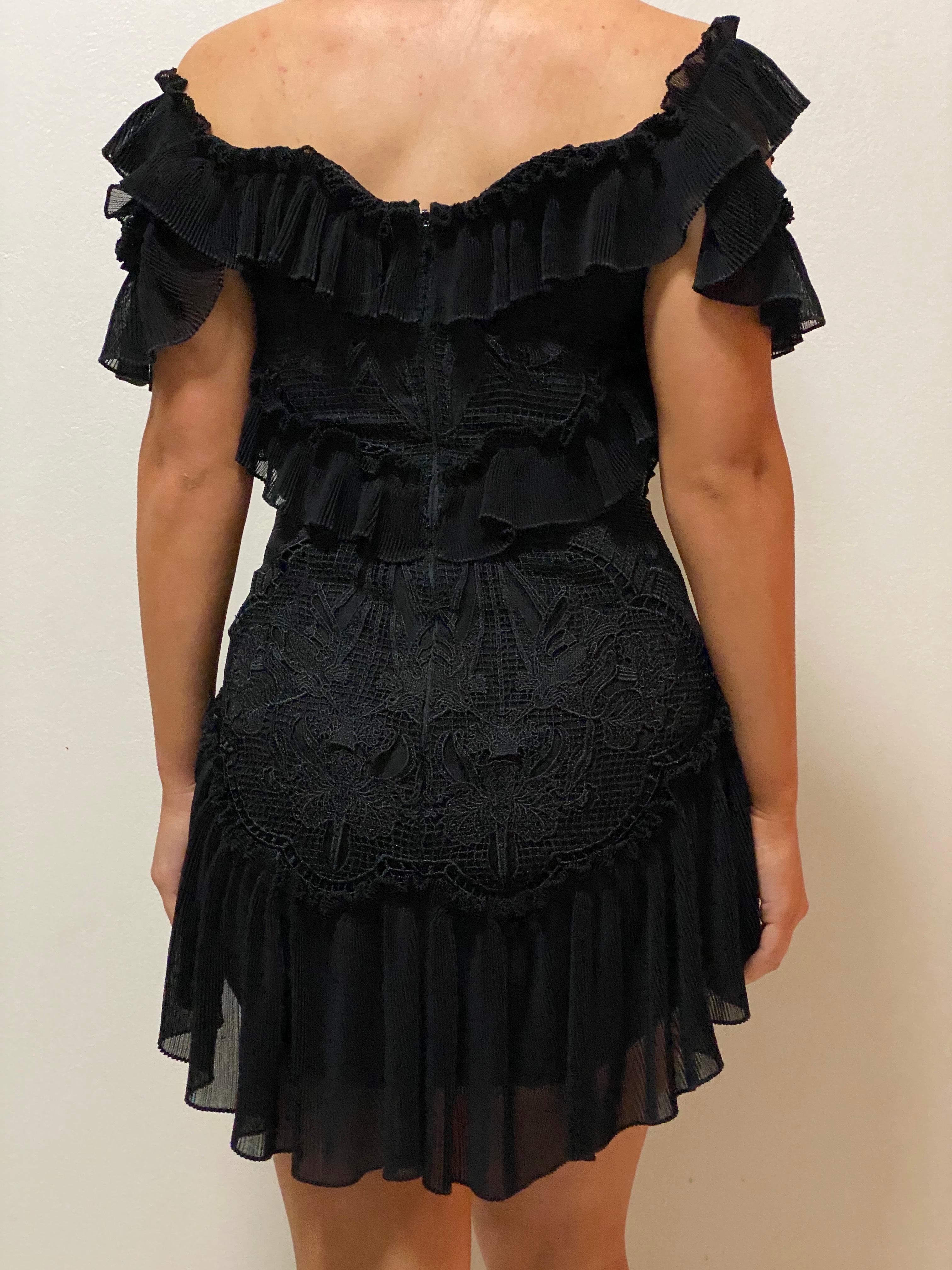Alice McCall Love Birds Dress Black Size 8  - Image 3