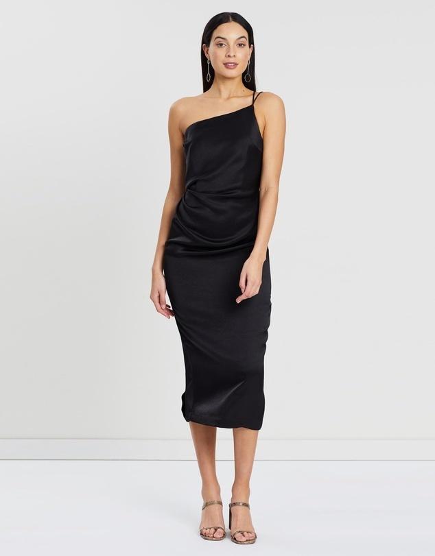 Bec & Bridge Mila Asymmetrical Midi Dress (size 12) - Image 1