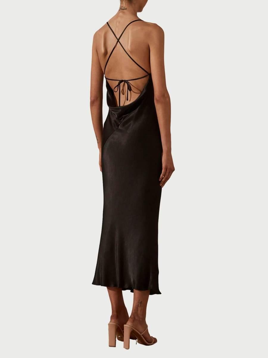 Shona Joy Cowl Back Midi Dress  for rent on The Volte - main image