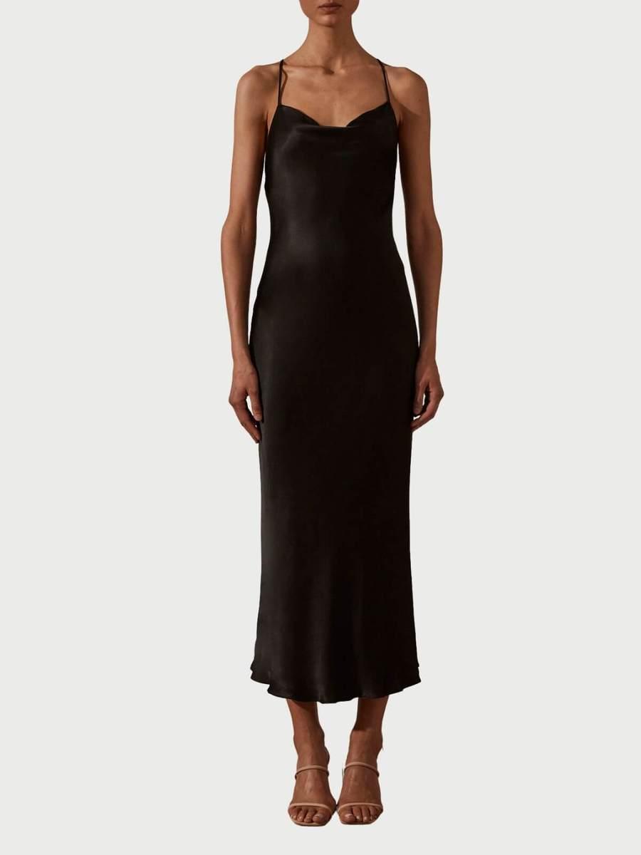 Shona Joy Cowl Back Midi Dress  for rent on The Volte - main image