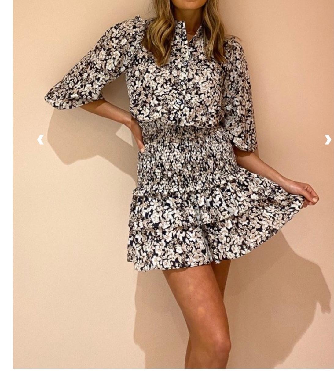 Forbidden Forest Mini Dress Print Size 6 - Image 2