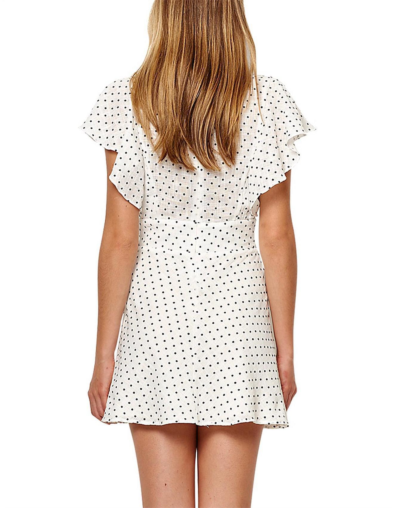 Bec & Bridge Petit Miam Plunge Dress Print Size 6 - Image 2