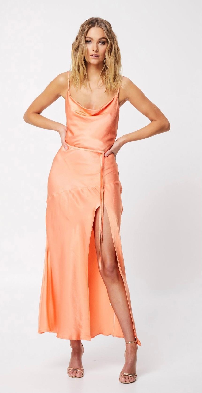 Mossman Crazy For You Dress Peach Size 6 - Image 2