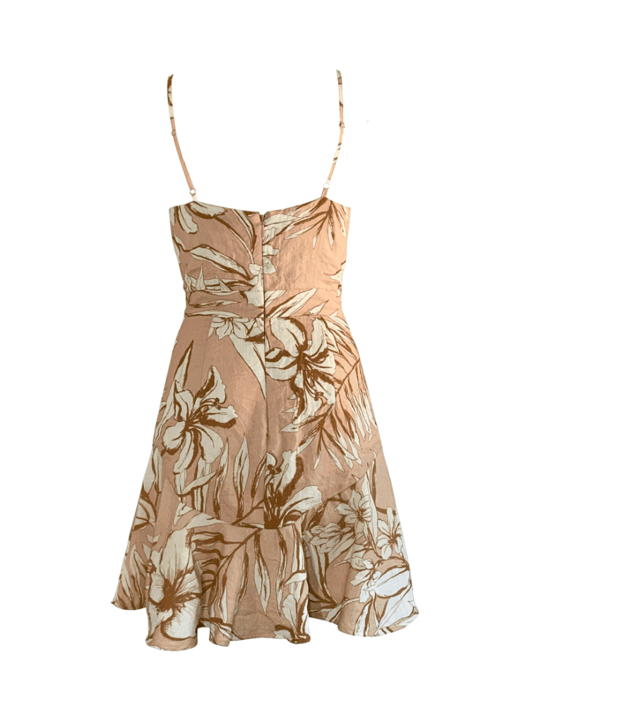Sheike Tropic Breeze Mini Dress Print Size 8 - Image 3