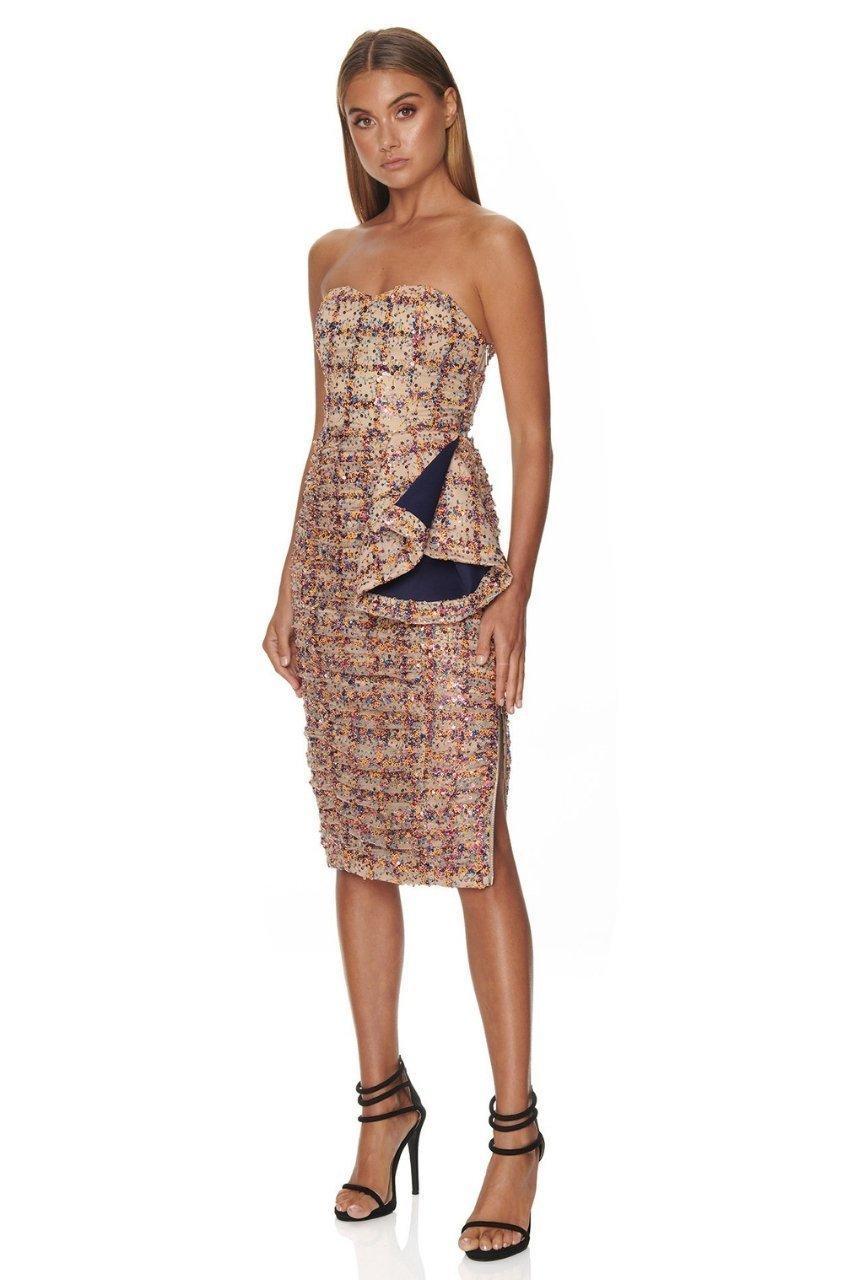 Eliya The Label Sierra Dress Nude Size 10 - Image 2