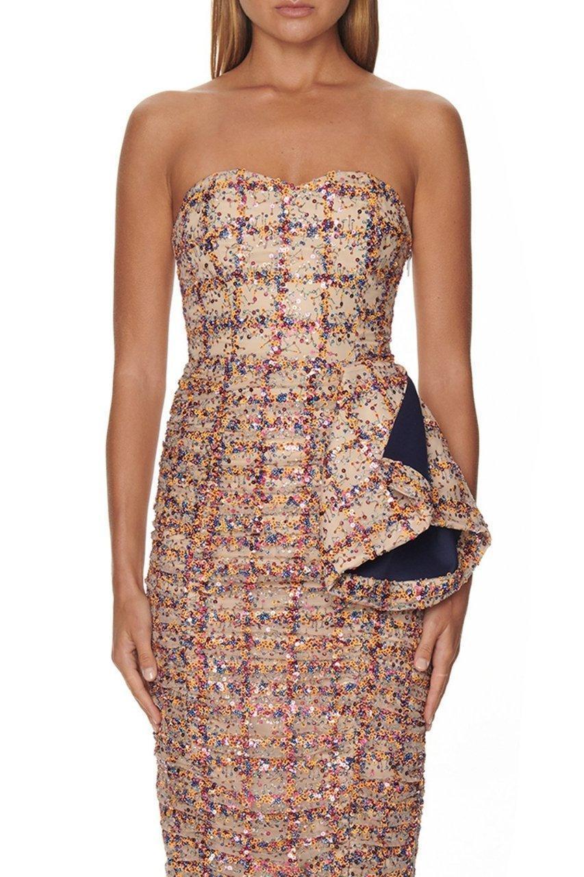 Eliya The Label Sierra Dress Nude Size 10 - Image 3