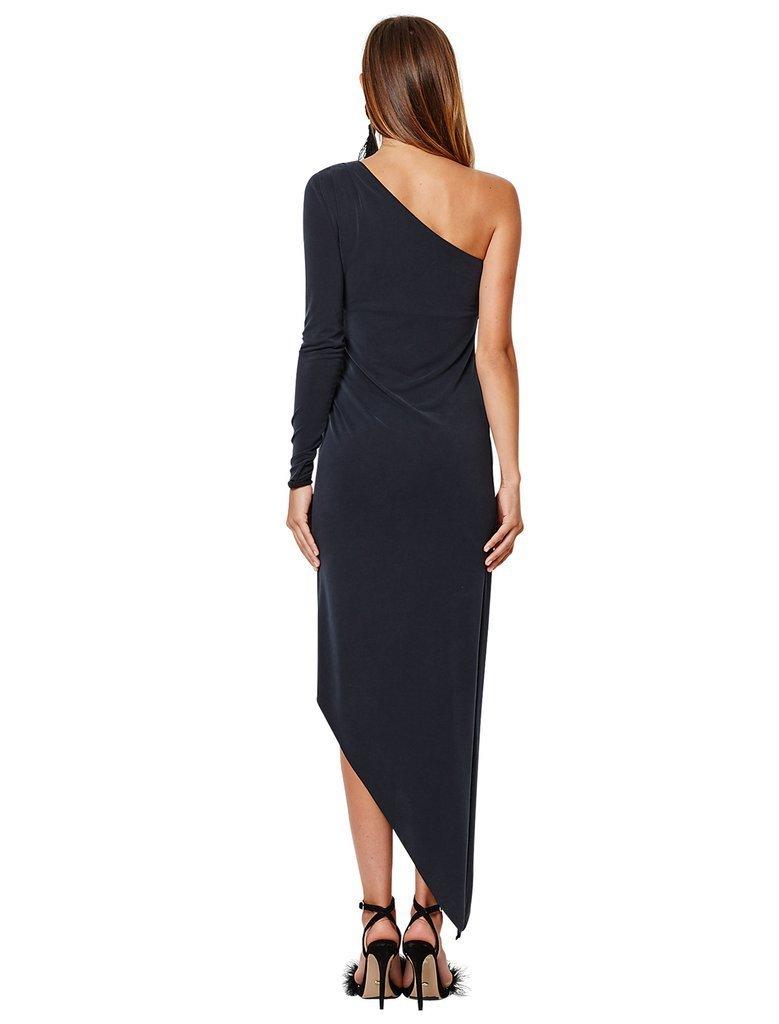 Bec & Bridge Normandie Asymmetrical Dress Black Size AU 6 - Image 3