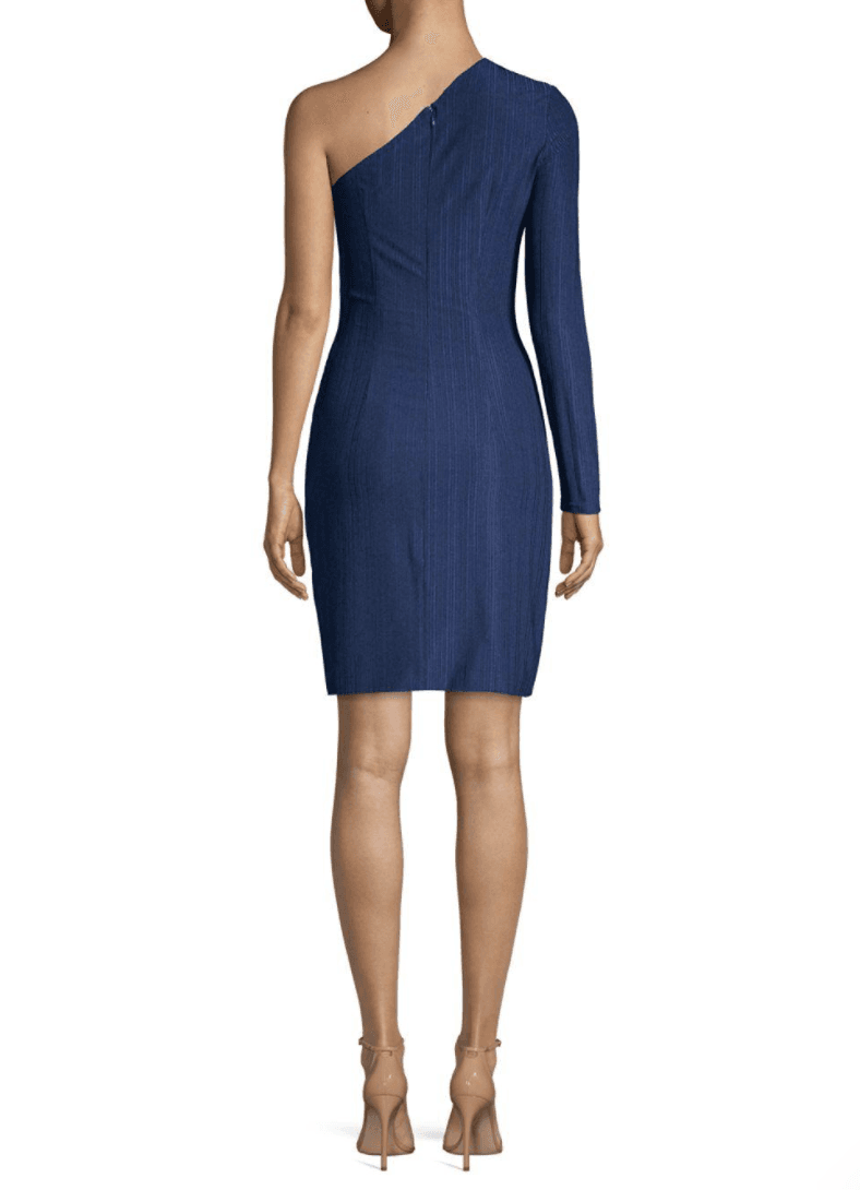 Misha Victoria Mini Dress Blue Size 12 for rent on The Volte - main image