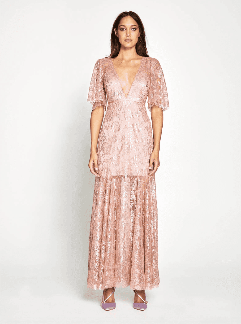  Alice McCall Be Mine Gown Blush Size 4 for rent on The Volte - main image