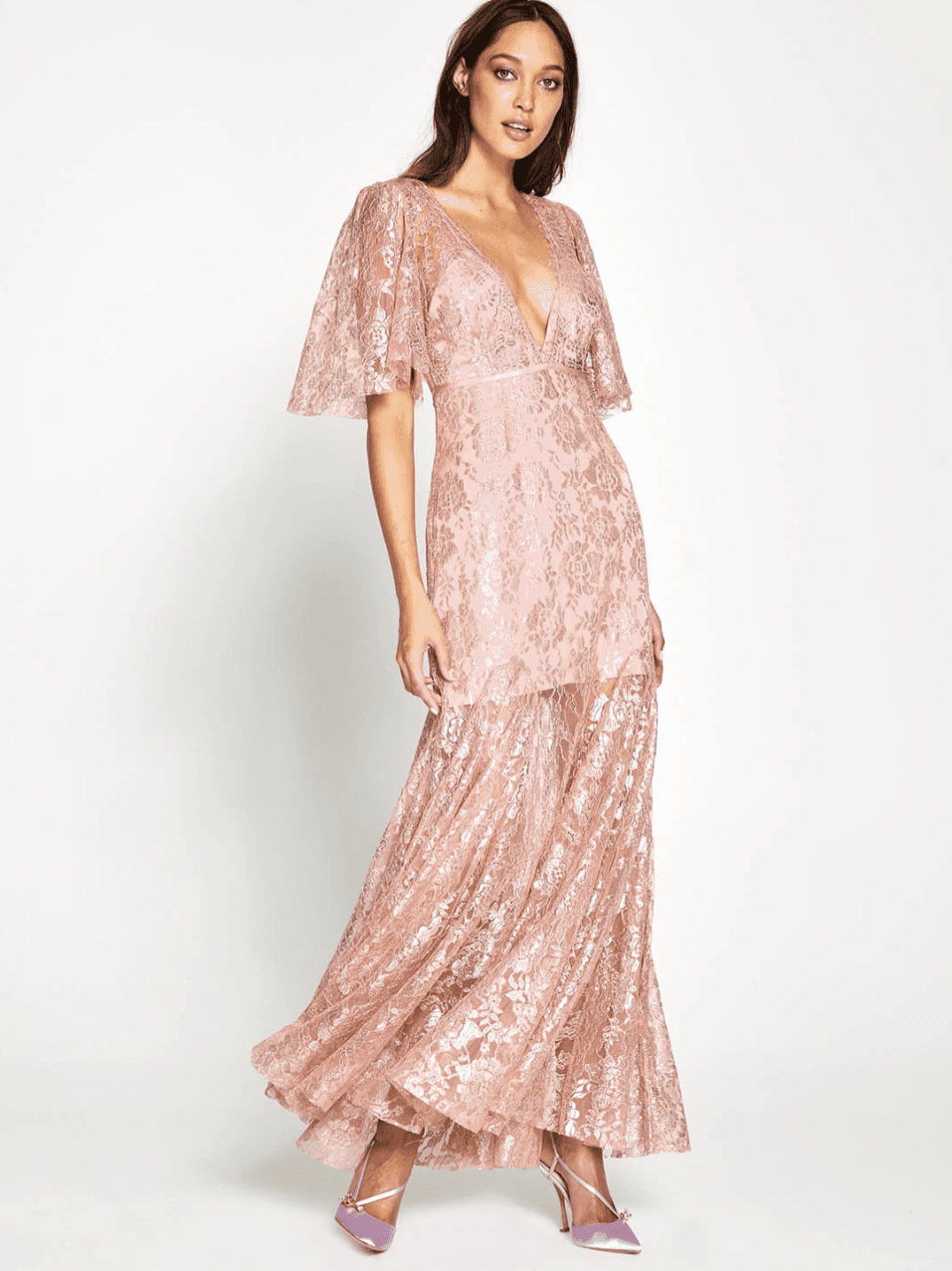  Alice McCall Be Mine Gown Blush Size 4 for rent on The Volte - main image