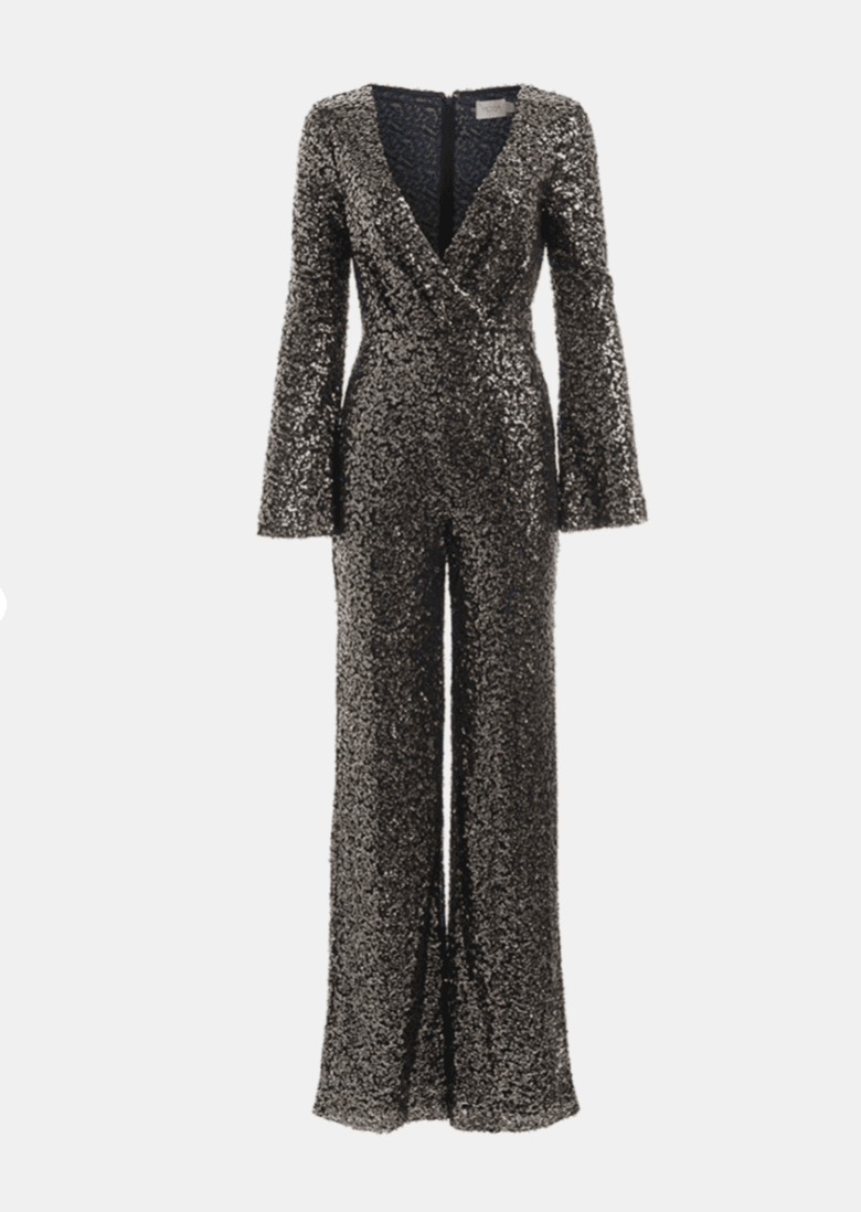 MISHA Sharnie Pantsuit Gold Size 4 - Image 5