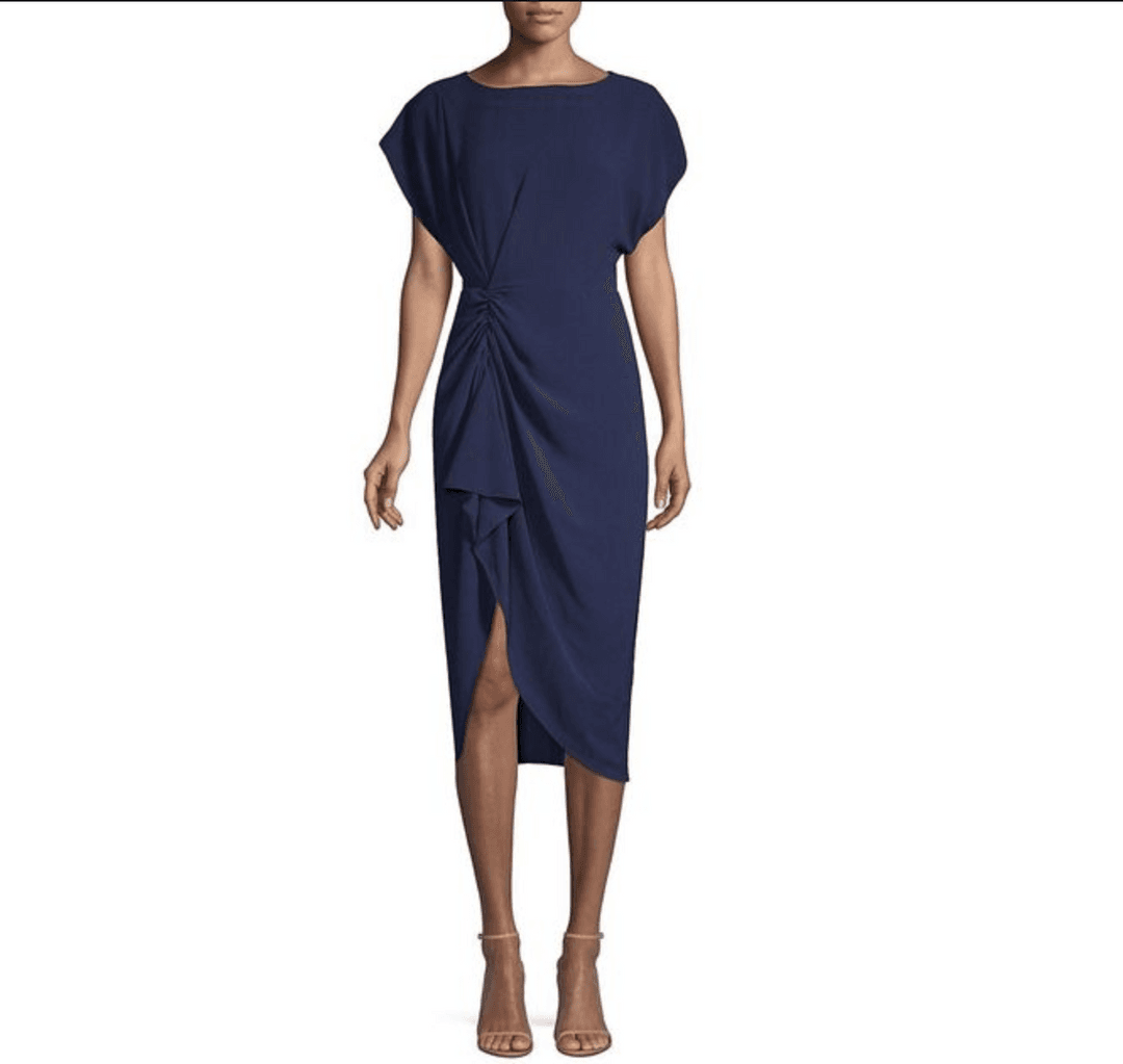 Misha Kendall Dress Navy Size 4 for rent on The Volte - main image
