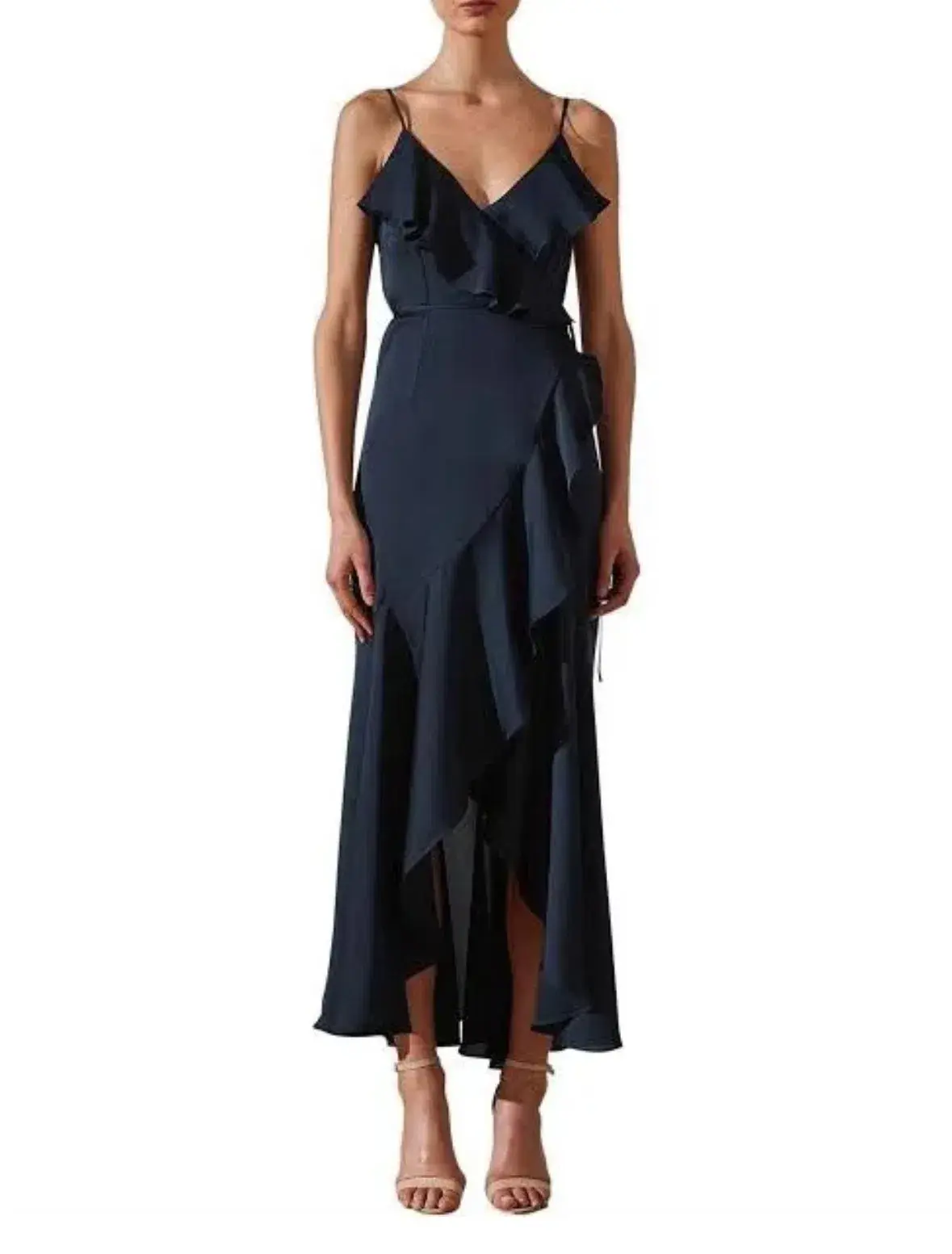 Shona Joy - Luxe Bias Frill Wrap Dress - Image 3