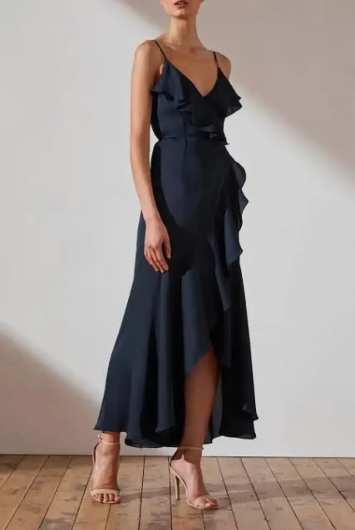 Shona Joy - Luxe Bias Frill Wrap Dress - Image 2