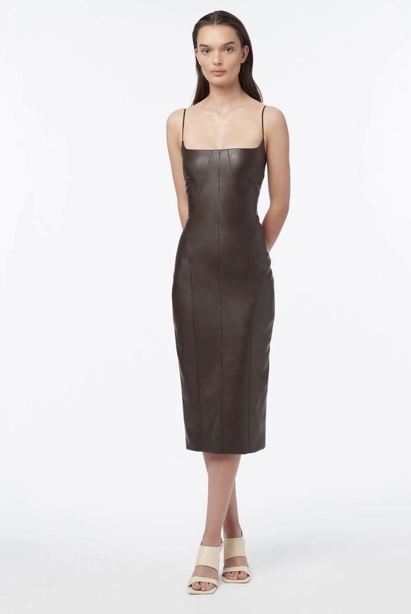 Manning Cartell Alter Egos Backless Midi Dress Brown Size 4 - Image 1