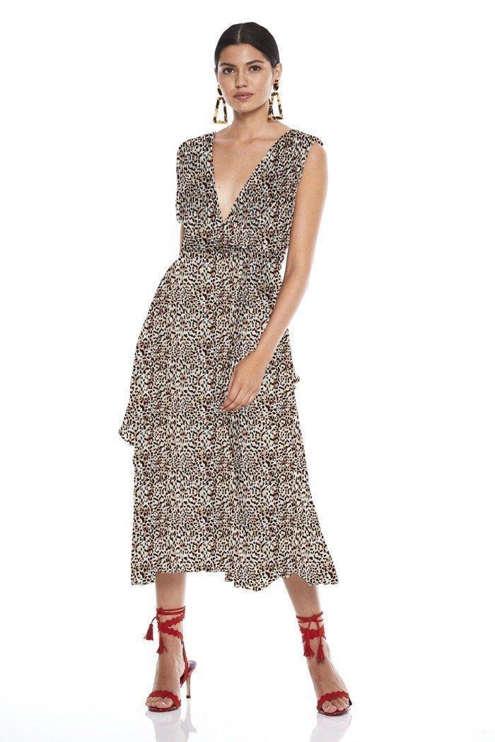 Talulah Sugar & Spice Midi Dress Print Size 12 - Image 1