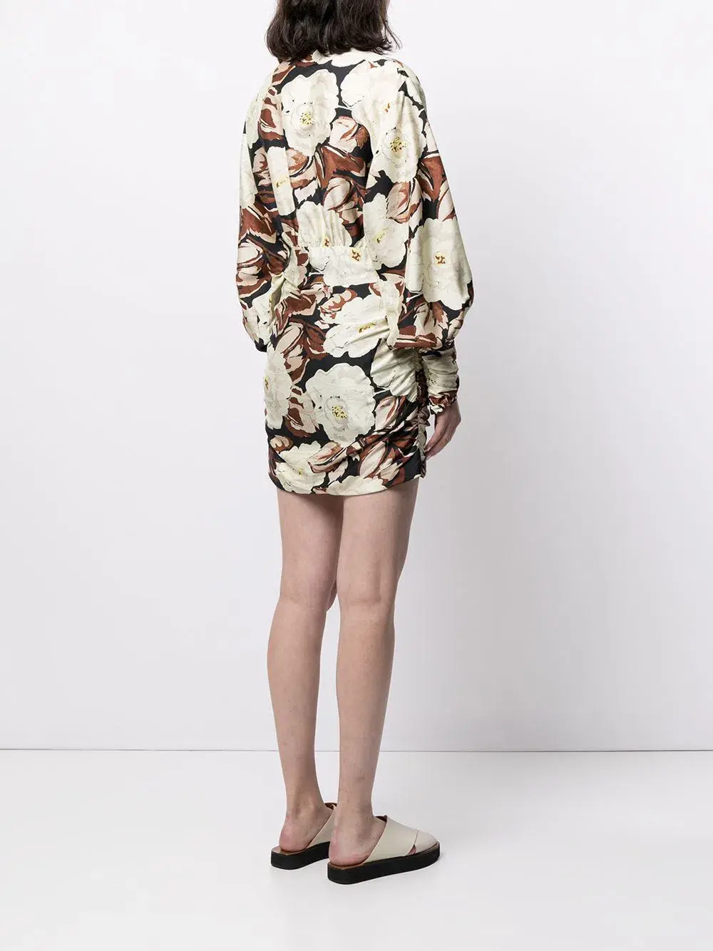 Sir The Label Vivienne Shirt Dress Mini Floral Print | AU 10 - Image 3