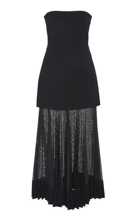 Dion Lee Net Pleat Dress Black Size 10 - Image 2