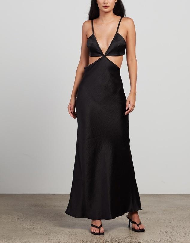 Bec & Bridge Veronique Maxi Dress Black Size 8 - Image 1