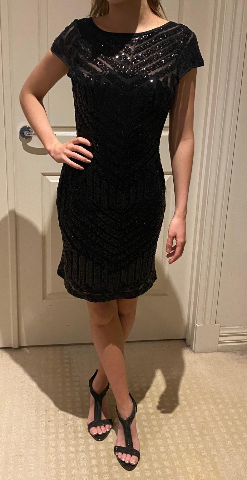  Langhem Gorgeous Dress Black Size 10 - Image 1