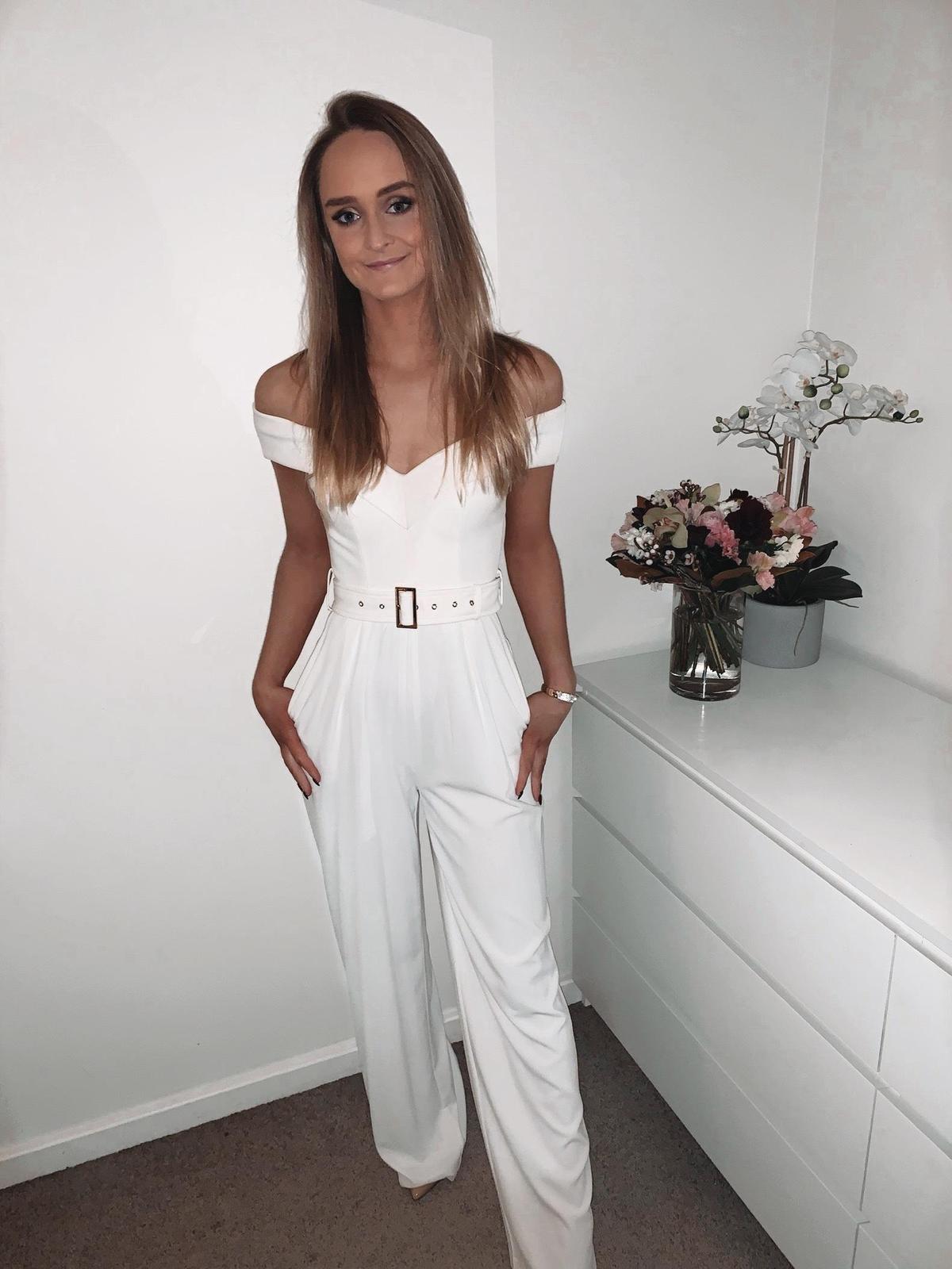 Sheike Amore Jumpsuit - White Size 6 - Image 2