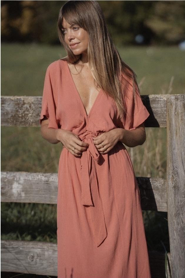 Melody Max dress deep rose - Image 1