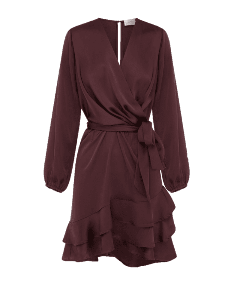 Sheike Illusion Dress Purple Size 8 - Image 1