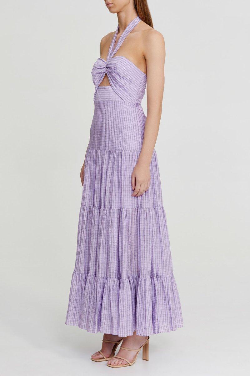 Significant Other Tuscany Dress Purple Size 6 - Image 2