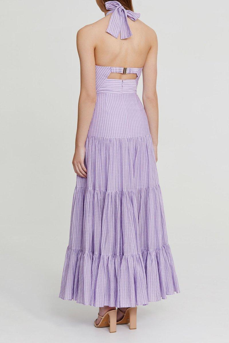 Significant Other Tuscany Dress Purple Size 6 - Image 3