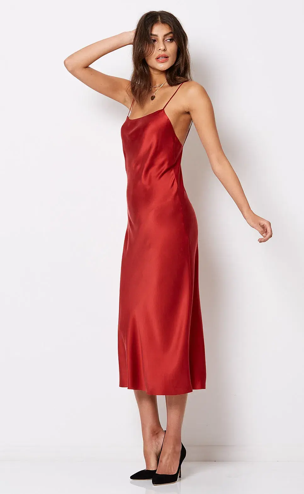 Bec & Bridge Girl Talk Slip Dress Red Size 8 / S - Image 2