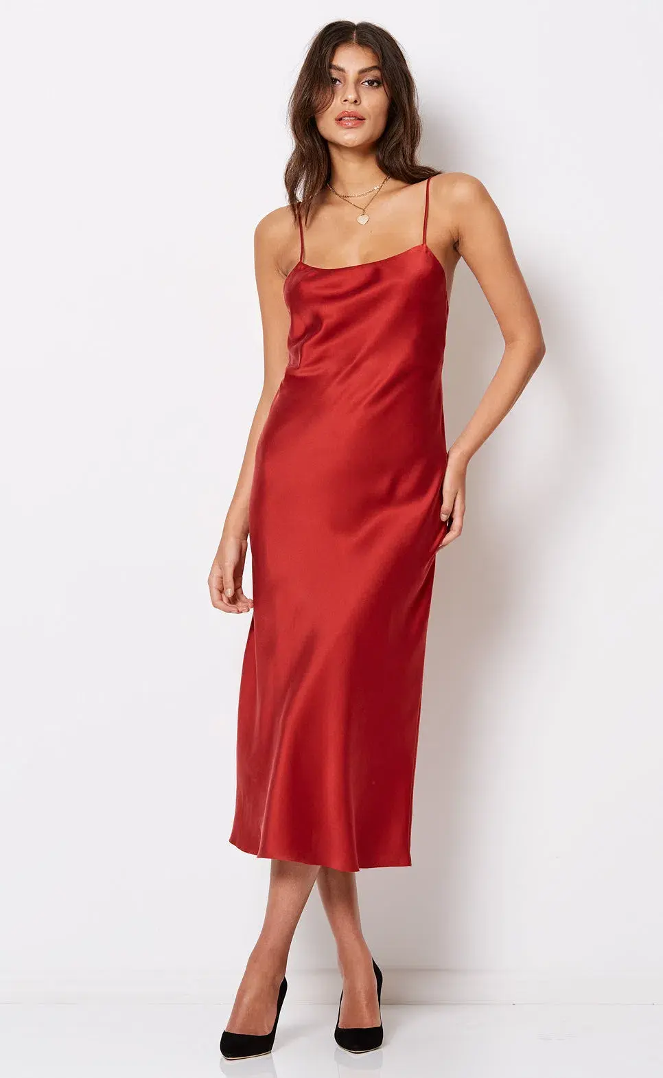 Bec & Bridge Girl Talk Slip Dress Red Size 8 / S - Image 1