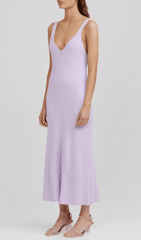 Significant Other Liv Midi Dress Purple Size 10  - Image 2