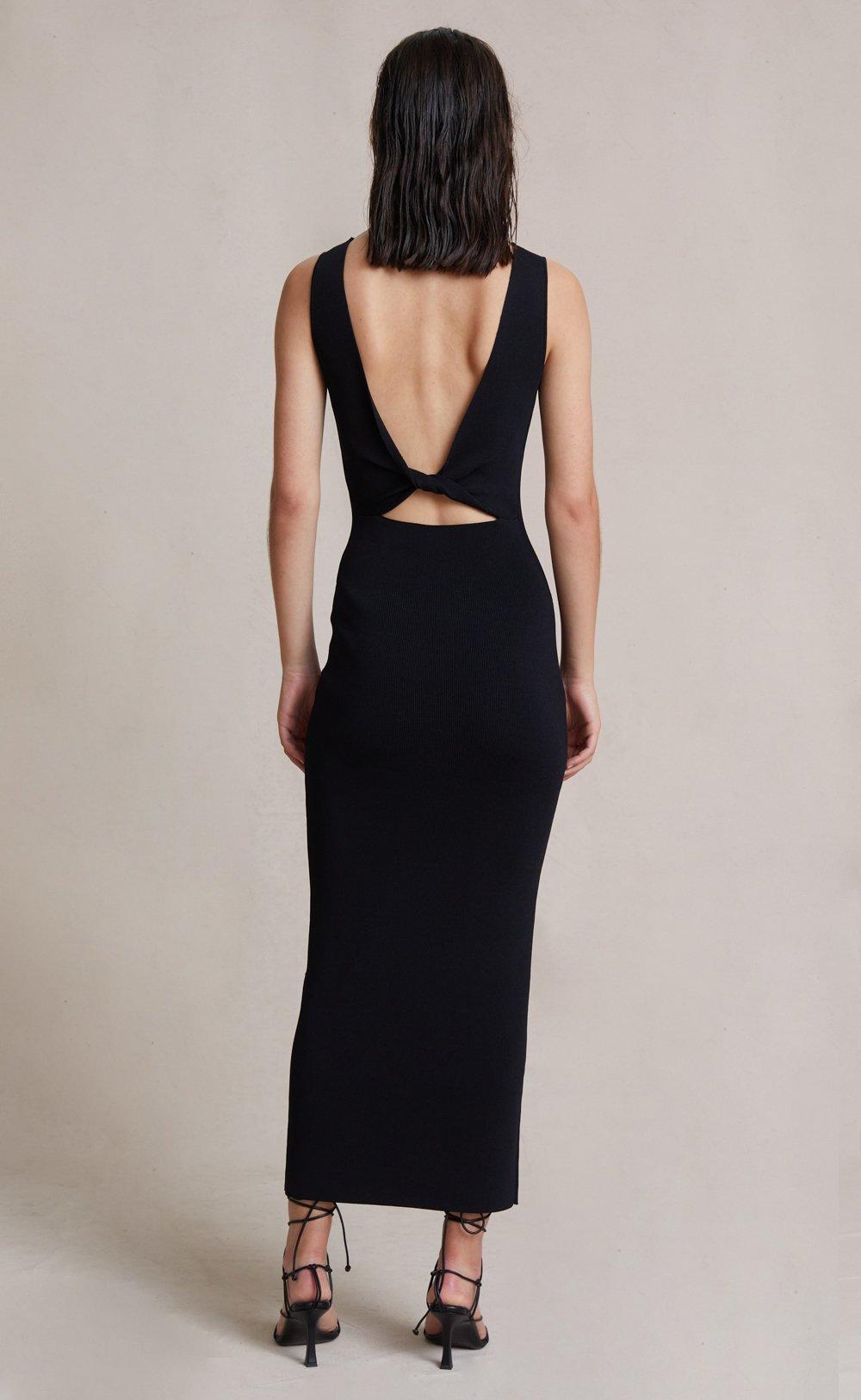 Bec & Bridge Sorbet Summer Midi Dress Black Size 8 - Image 2