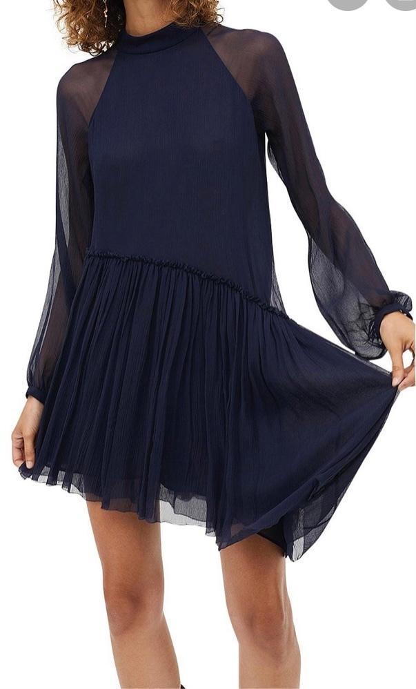 Manning Cartell Featherweight Mini Dress Blue Size 10 - Image 2